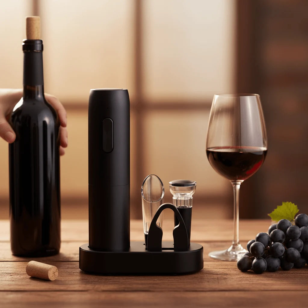 Rechargeable 4 in 1 Electric Wine Opener Set 4