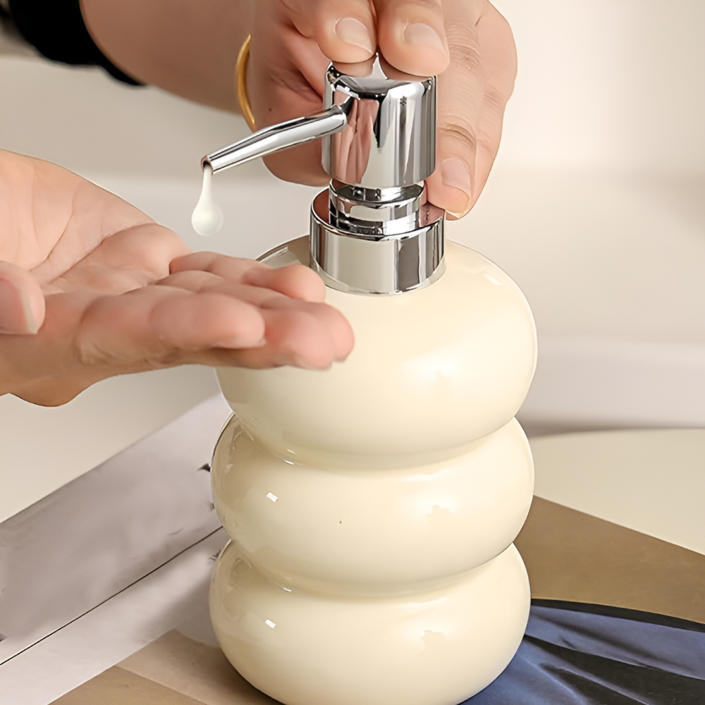 Elegant Soap Dispenser - Stylish Hand Soap & Kitchen Use, Easy Pump 2