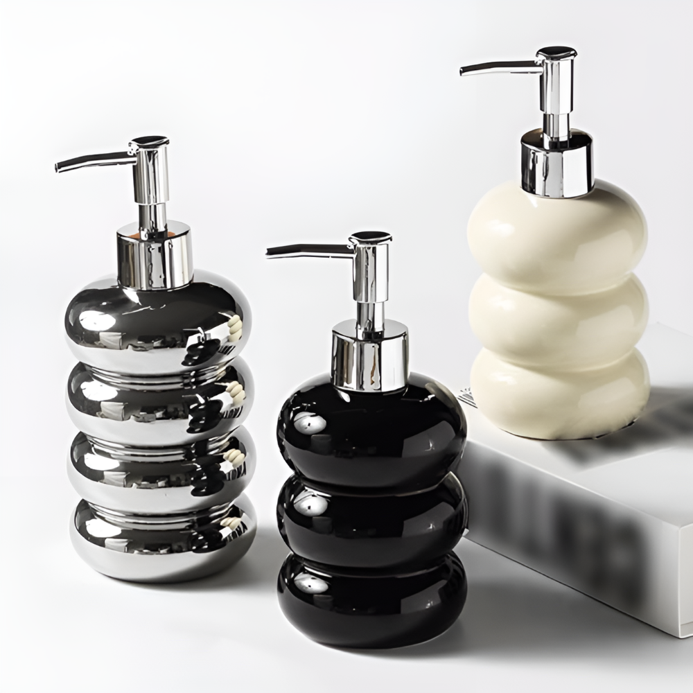 Elegant Soap Dispenser - Stylish Hand Soap & Kitchen Use, Easy Pump 3