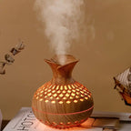 Elegant Ultrasonic Aroma Diffuser with 300ml Reservoir and LED Night Light – Electric Diffuser for Essential Oils and Aromatherapy 0