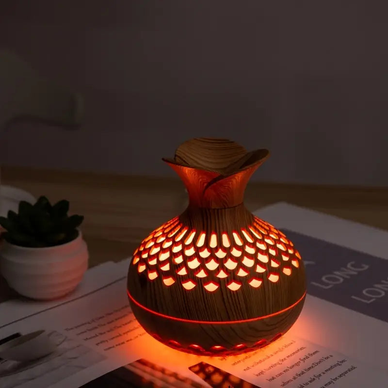 Elegant Ultrasonic Aroma Diffuser with 300ml Reservoir and LED Night Light – Electric Diffuser for Essential Oils and Aromatherapy 6