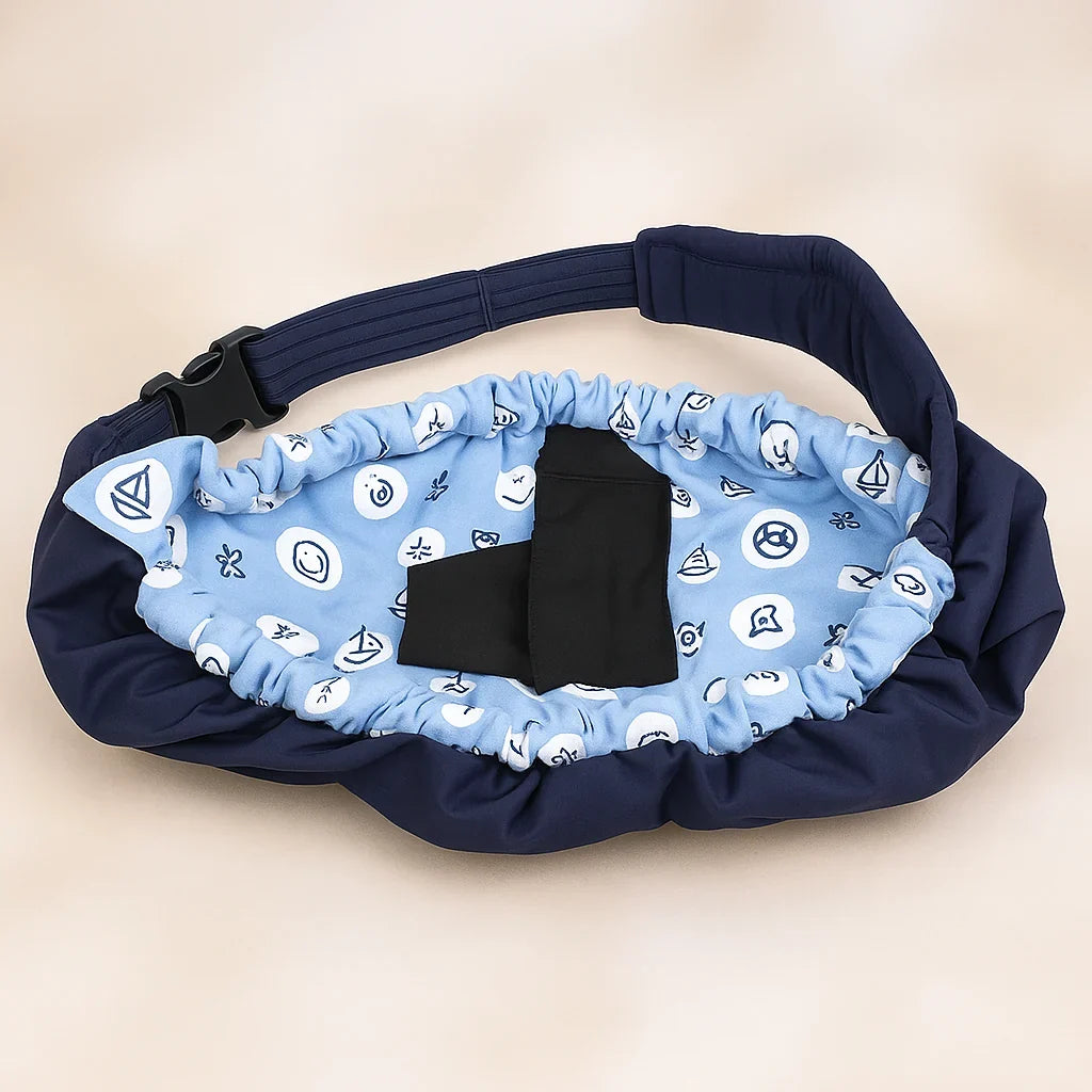 Ergonomic Baby Carrier - Comfortable Cotton Straps for Secure Baby Holding 0