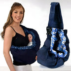 Ergonomic Baby Carrier - Comfortable Cotton Straps for Secure Baby Holding 2