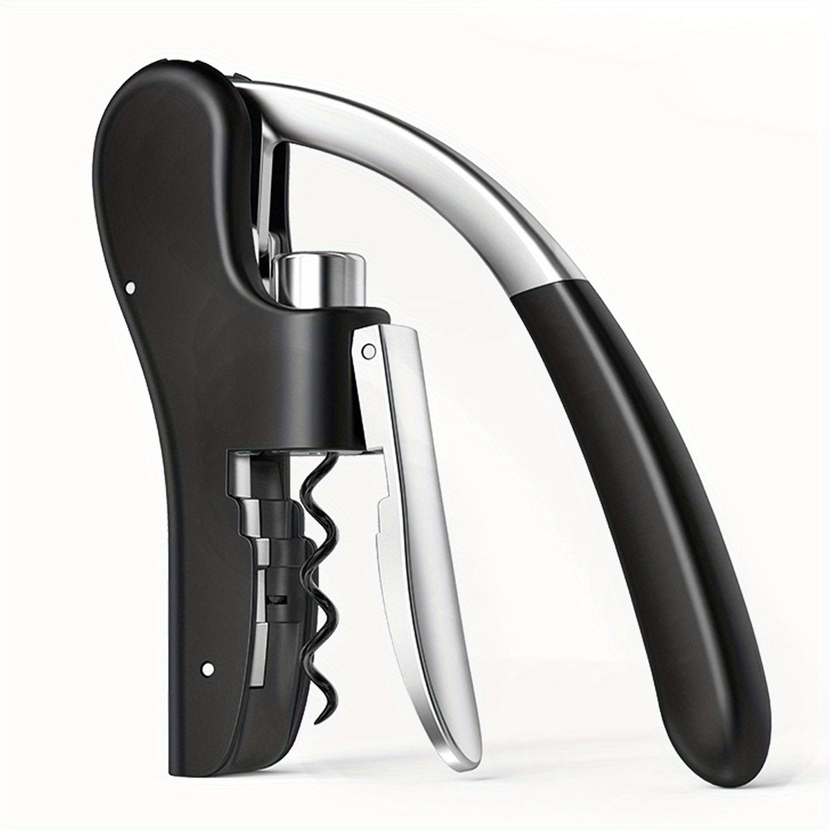 Ergonomic Corkscrew - Quick & Safe Wine Opener with Lever Mechanism 5