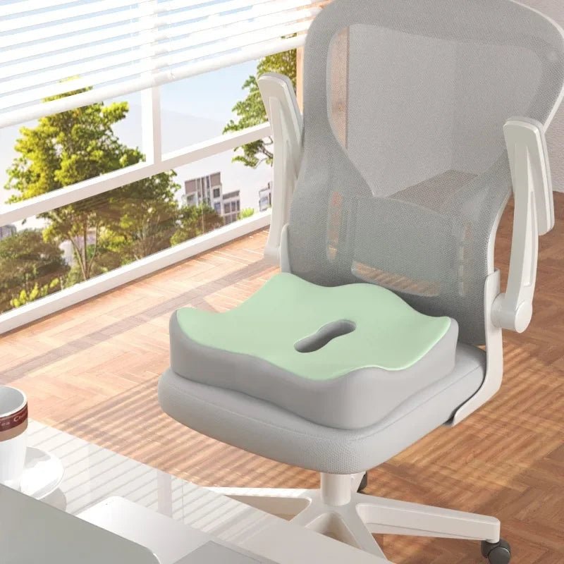 Ergonomic Memory Foam Seat Cushion - Lower Back Support & Non-Slip Design 3