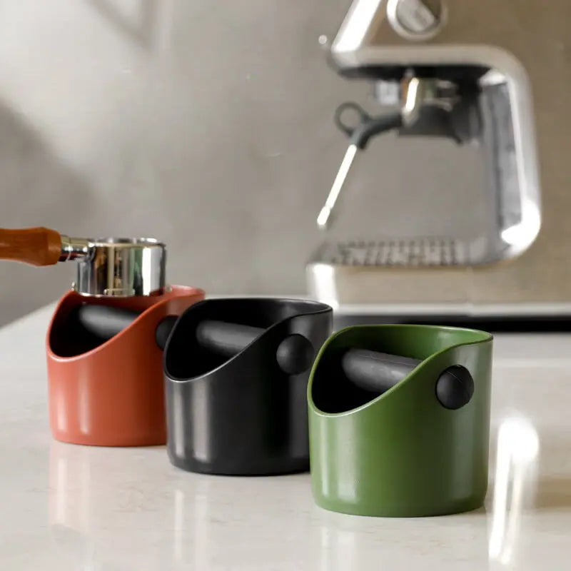 Espresso Knock Box Plastic Rubber Base Detachable Bar 8