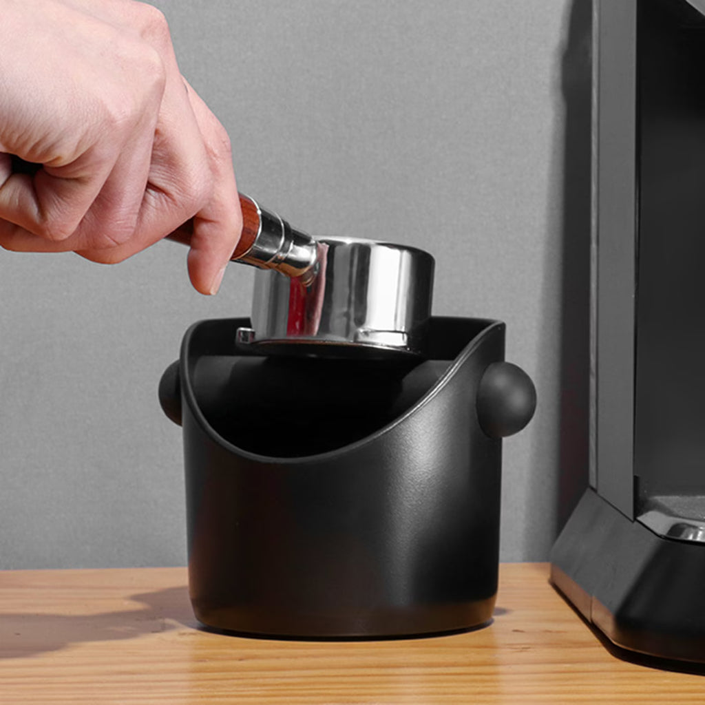 Espresso Knock Box Plastic Rubber Base Detachable Bar 5