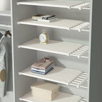 Expandable Storage Rack - Tool-Free, Adjustable, Space-Saving Design 0