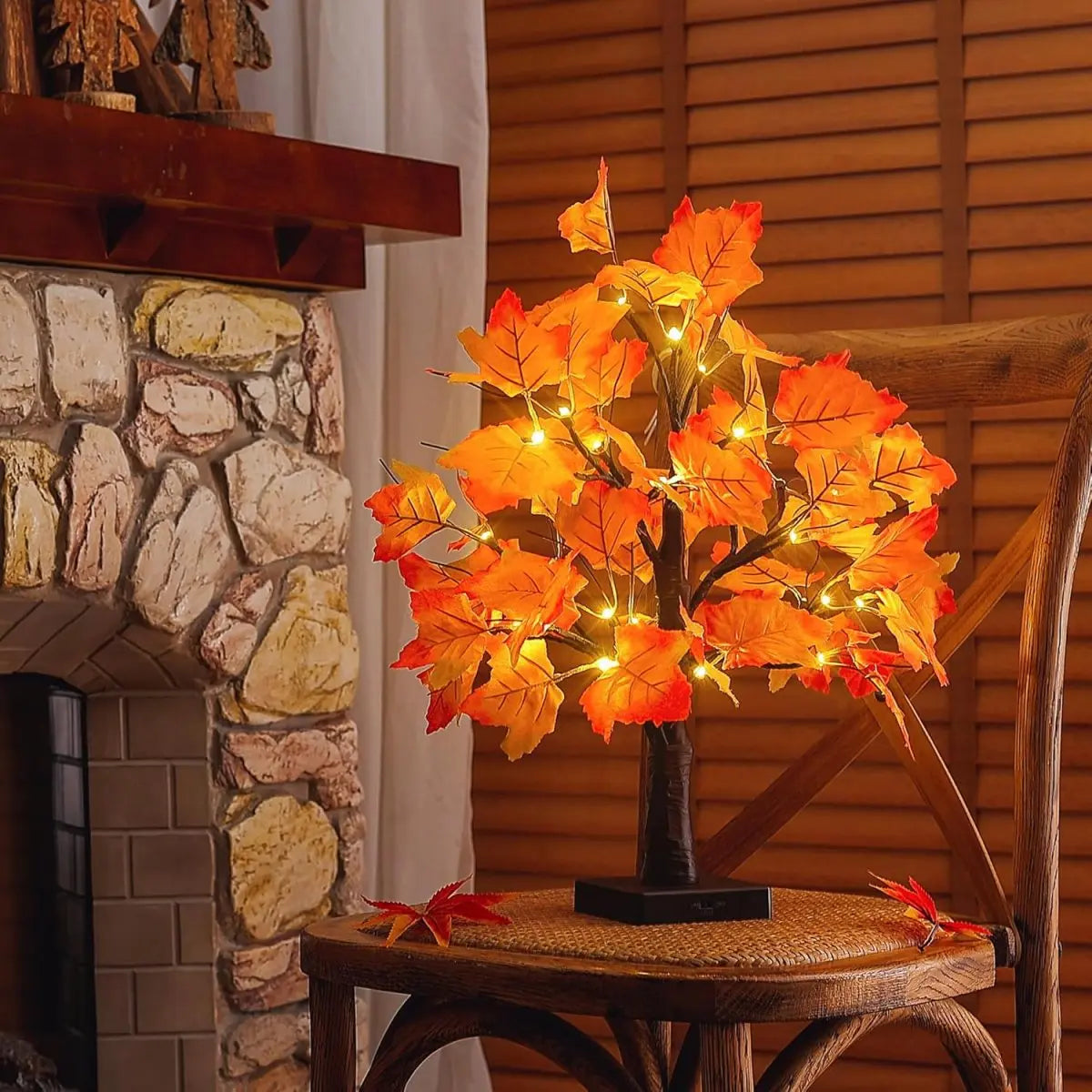 Fall Tree Light - 24 Warm LED Decorative Light with Adjustable Branches 2