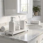 Fast-Drying Diatomite Sink Tray with Steel Legs – 28 x 11cm for Kitchen and Bathroom Organization 6