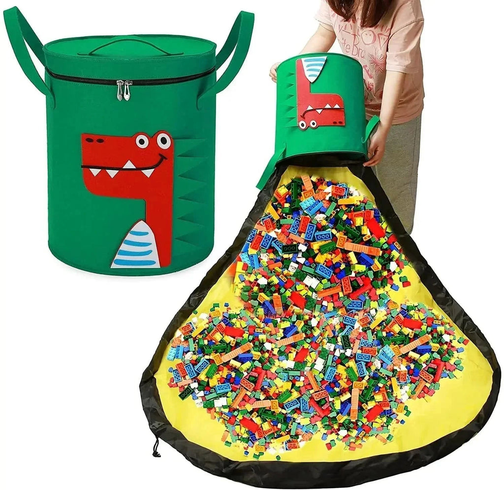 Felt Toy Storage Bag - Durable Organizer for Kids' Stuffed Animals & Toys 6