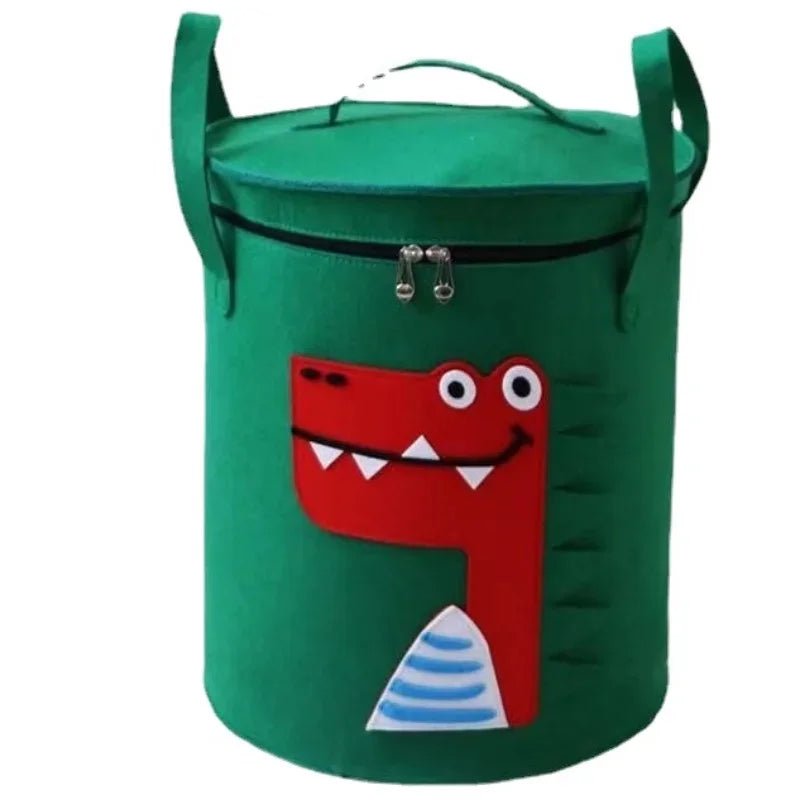 Felt Toy Storage Bag - Durable Organizer for Kids' Stuffed Animals & Toys 9
