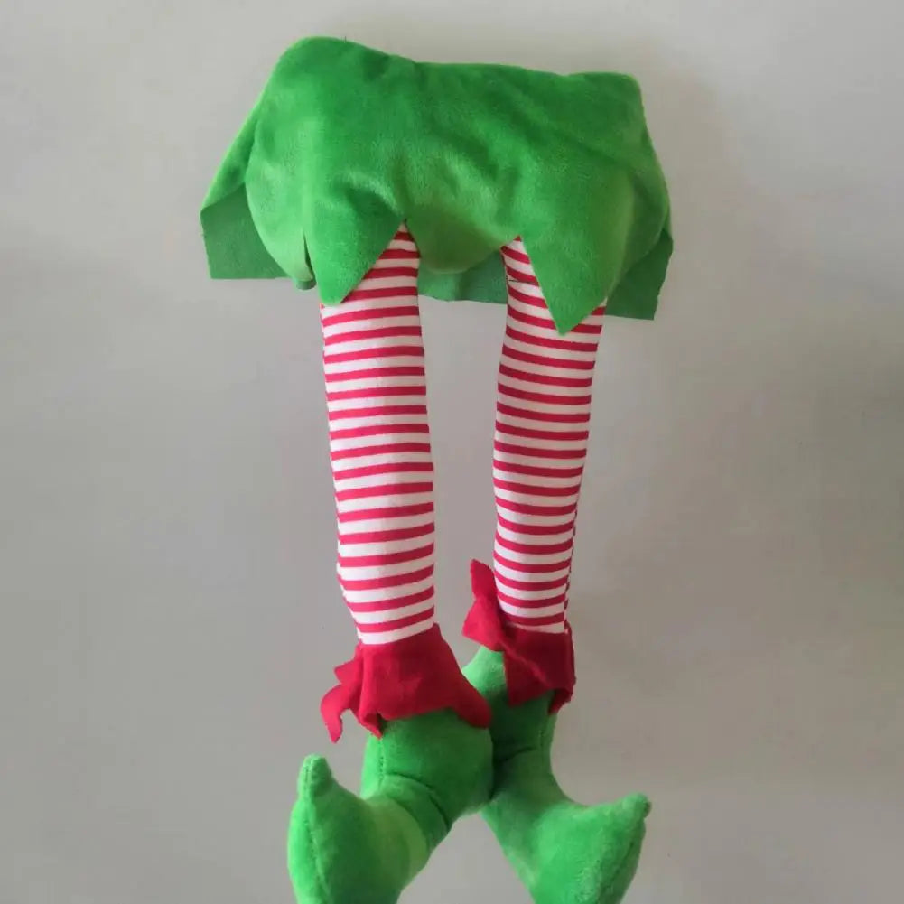 Festive Plush Party Legs - Soft Holiday Decoration for Christmas Cheer 4