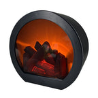 Fireplace Simulation Night Light - Realistic LED Flame Effect, Portable 5
