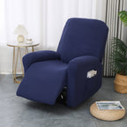 Fitted Recliner Cover - Soft Microfiber, Side Pocket, Full Protection 0