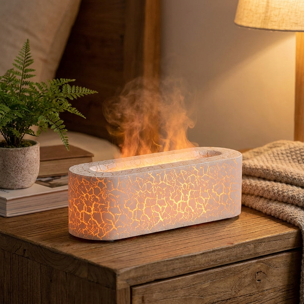 Flame Aroma Diffuser - Ultrasonic Humidifier & Best Essential Oil Diffuser 1