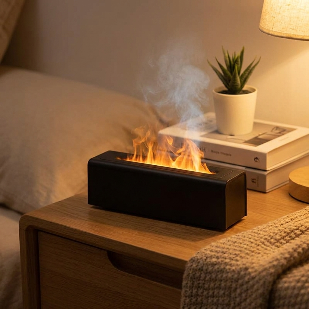 Flame Aroma Diffuser - Ultrasonic Humidifier & Best Essential Oil Diffuser 7