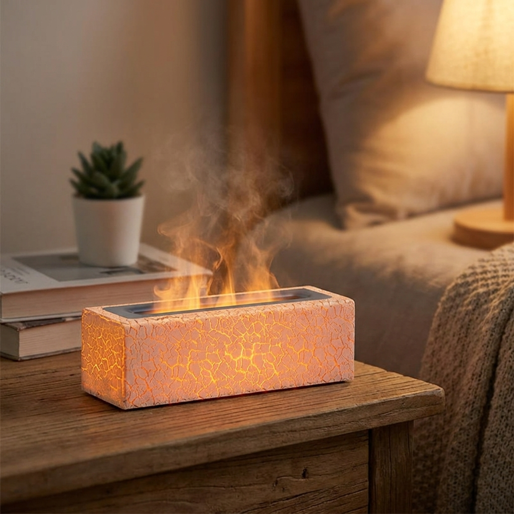 Flame Aroma Diffuser - Ultrasonic Humidifier & Best Essential Oil Diffuser 9