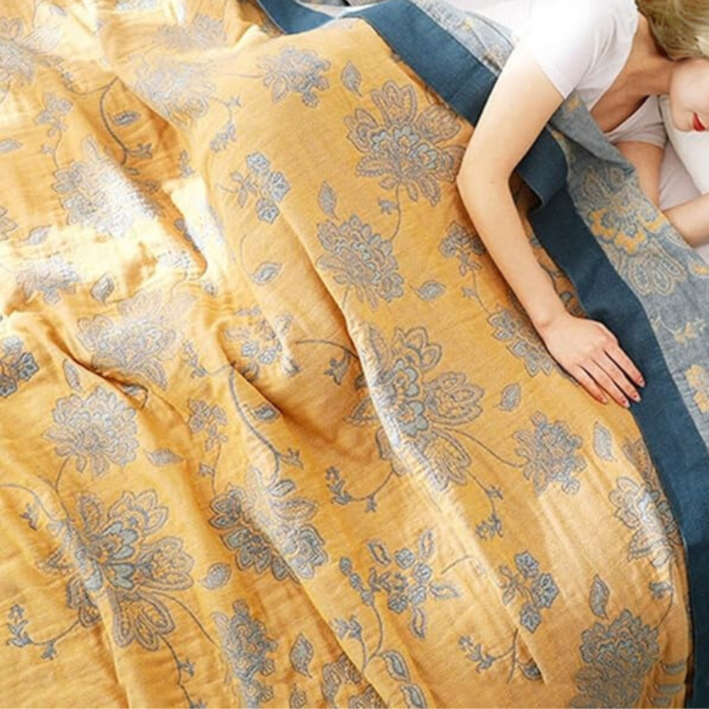 Floral Dream Cooling Blanket - Lightweight & Breathable Comfort 6