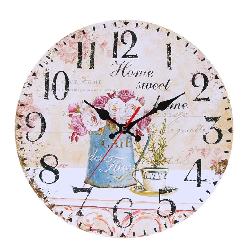 Floral Wall Clock - Elegant Modern Decor for Contemporary Interiors 0