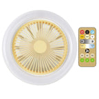 Flush Mount Ceiling Fan Light - Smart Cooling & Dimmable LED Brightness 5