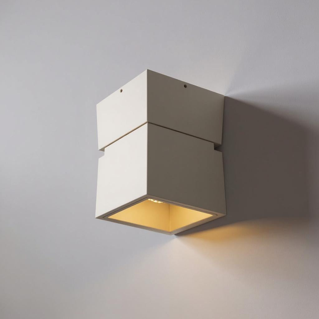 Flush Mount Ceiling Light - Adjustable Cube LED with Modern Design 5