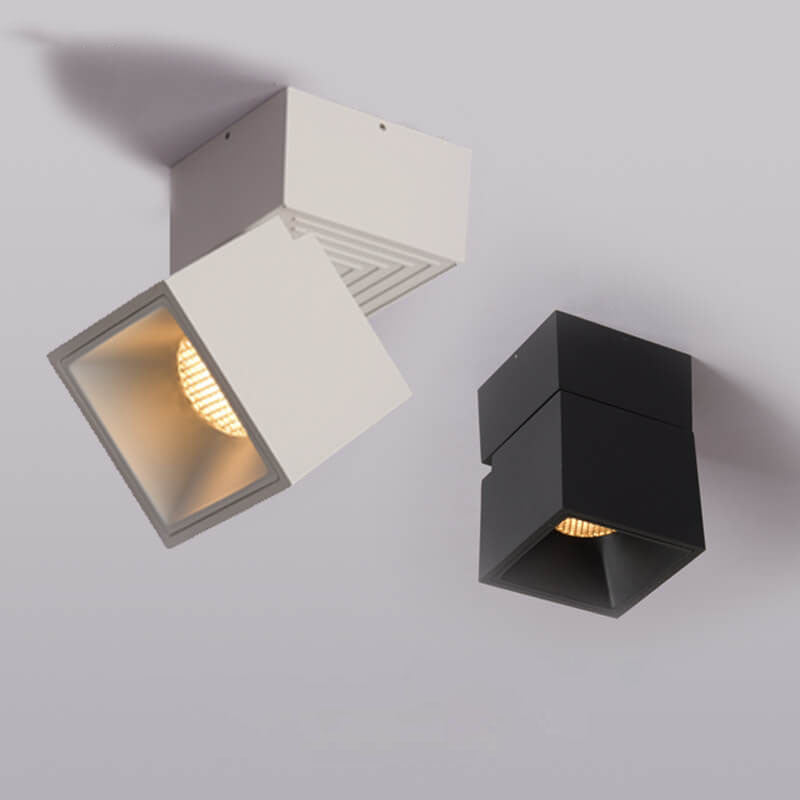 Flush Mount Ceiling Light - Adjustable Cube LED with Modern Design 6