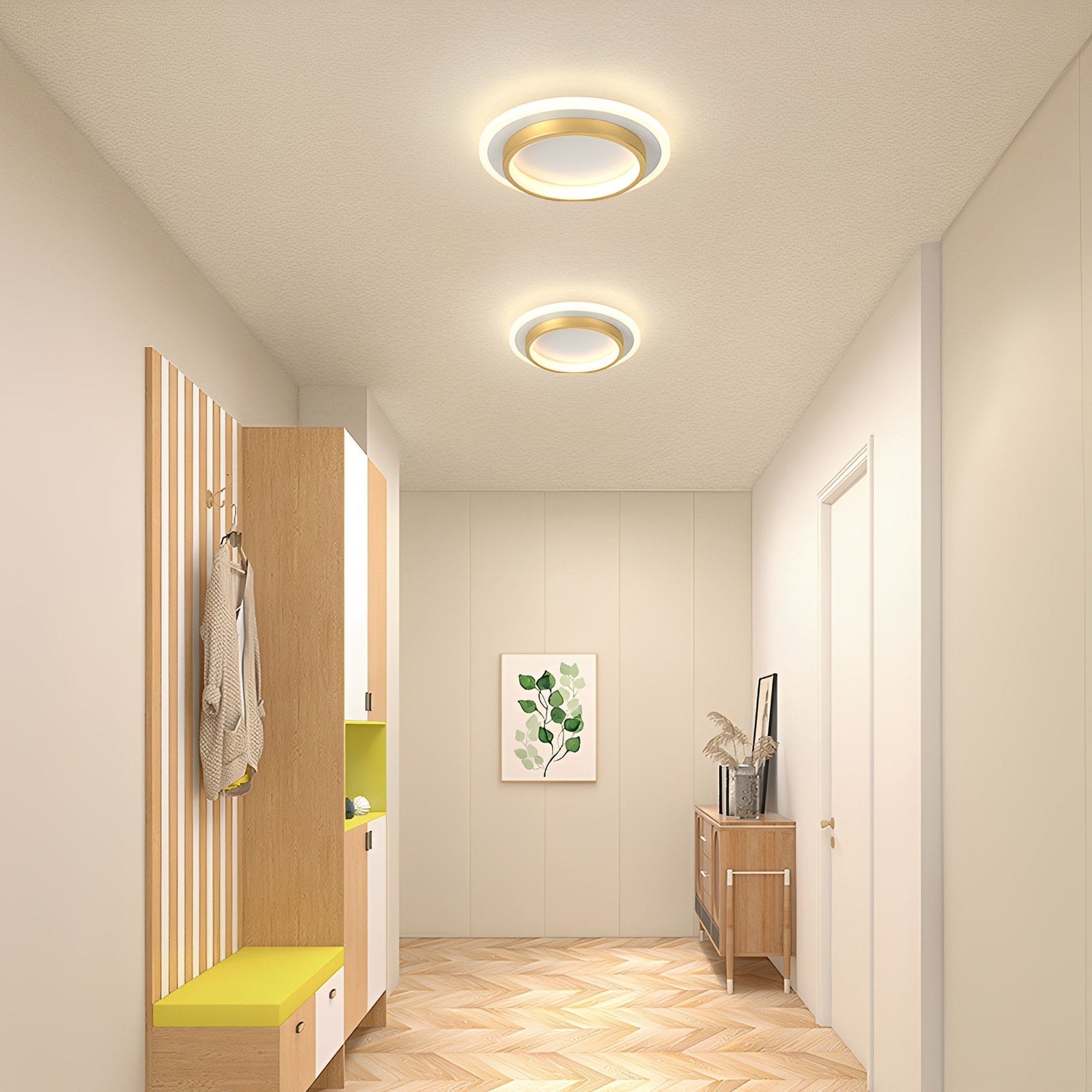 Flush Mount Ceiling Light - Ultra-Slim LED Design for Modern Interiors 9