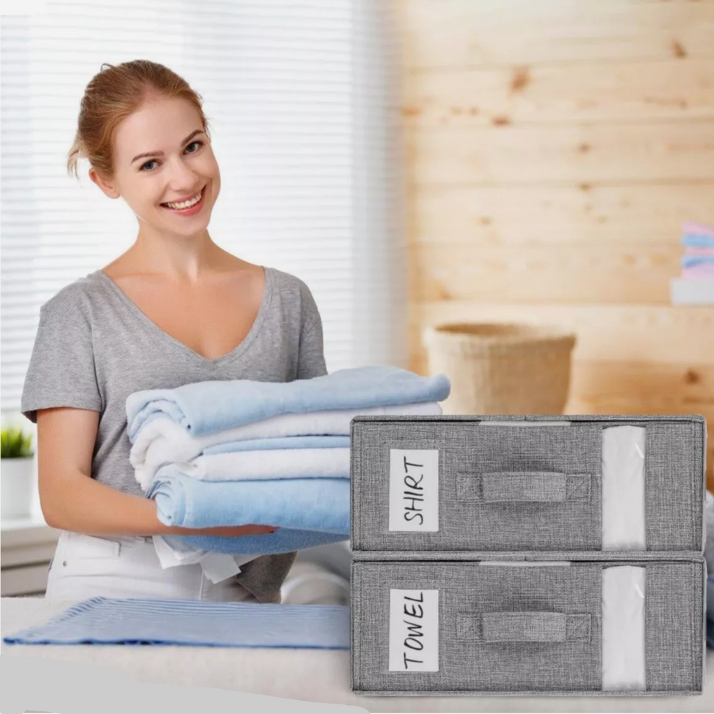 Foldable Bedding Organizer - Maximize Closet Space & Reduce Clutter 6