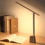 Foldable LED Desk Lamp with Dimming Function, USB-Powered Eye-Friendly Light for Home Office and Travel 0
