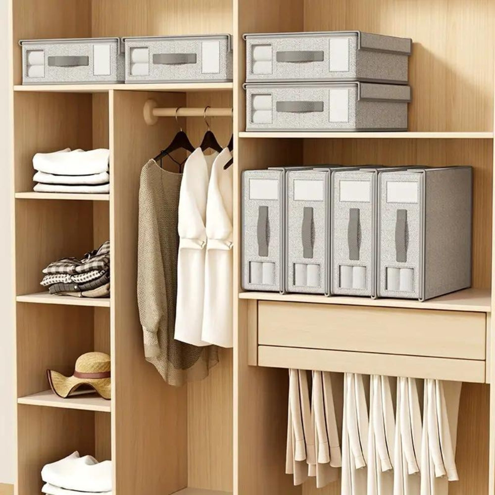 Foldable Linen Storage Box for Bedding Organization 06