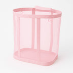 Foldable Mesh Laundry Basket - Durable, Space-Saving, Breathable Design 0