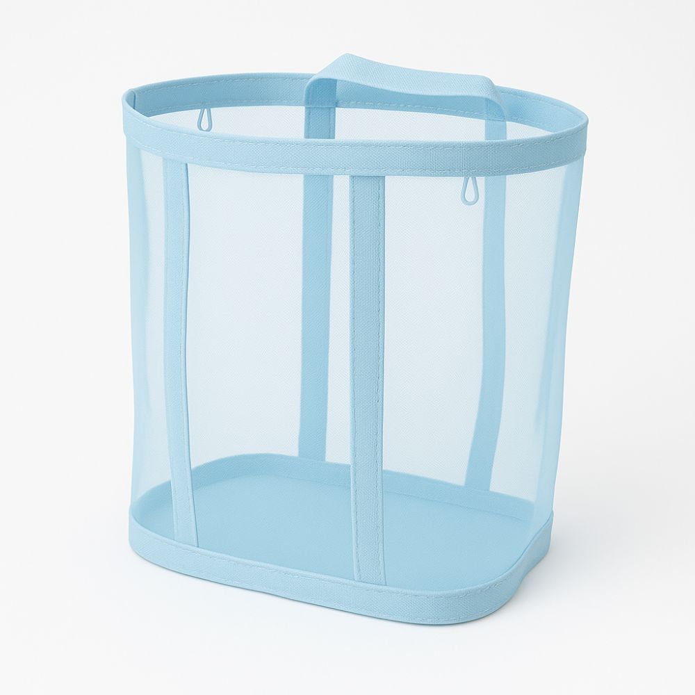 Foldable Mesh Laundry Basket - Durable, Space-Saving, Breathable Design 10
