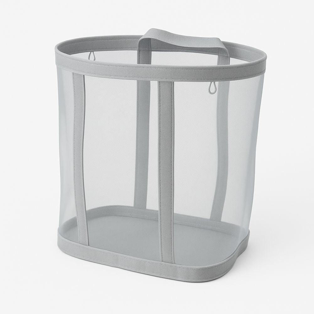 Foldable Mesh Laundry Basket - Durable, Space-Saving, Breathable Design 9