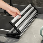 Foldable Stainless Steel Dish Drying Rack - Space-Saving & Durable Design 1