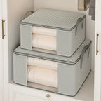 Foldable Storage Bag - Space-Saving Organizer for Clothes & Bedding 2