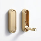 Foldable Wall Coat Hook - Space-Saving Zinc Alloy Design 0