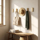 Foldable Wall Coat Hook - Space-Saving Zinc Alloy Design 2