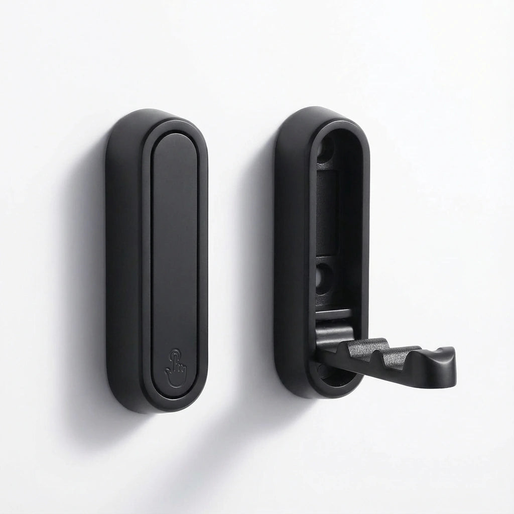 Foldable Wall Coat Hook - Space-Saving Zinc Alloy Design 9
