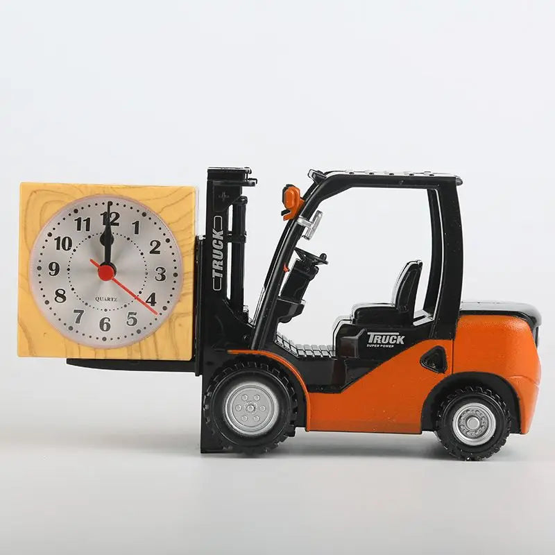 Forklift Alarm Clock, Quartz Movement, Analog Display, Battery Operated 1