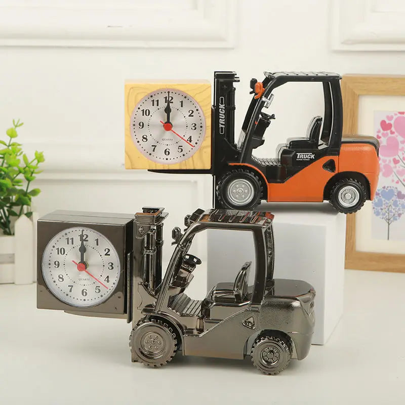 Forklift Alarm Clock, Quartz Movement, Analog Display, Battery Operated 6