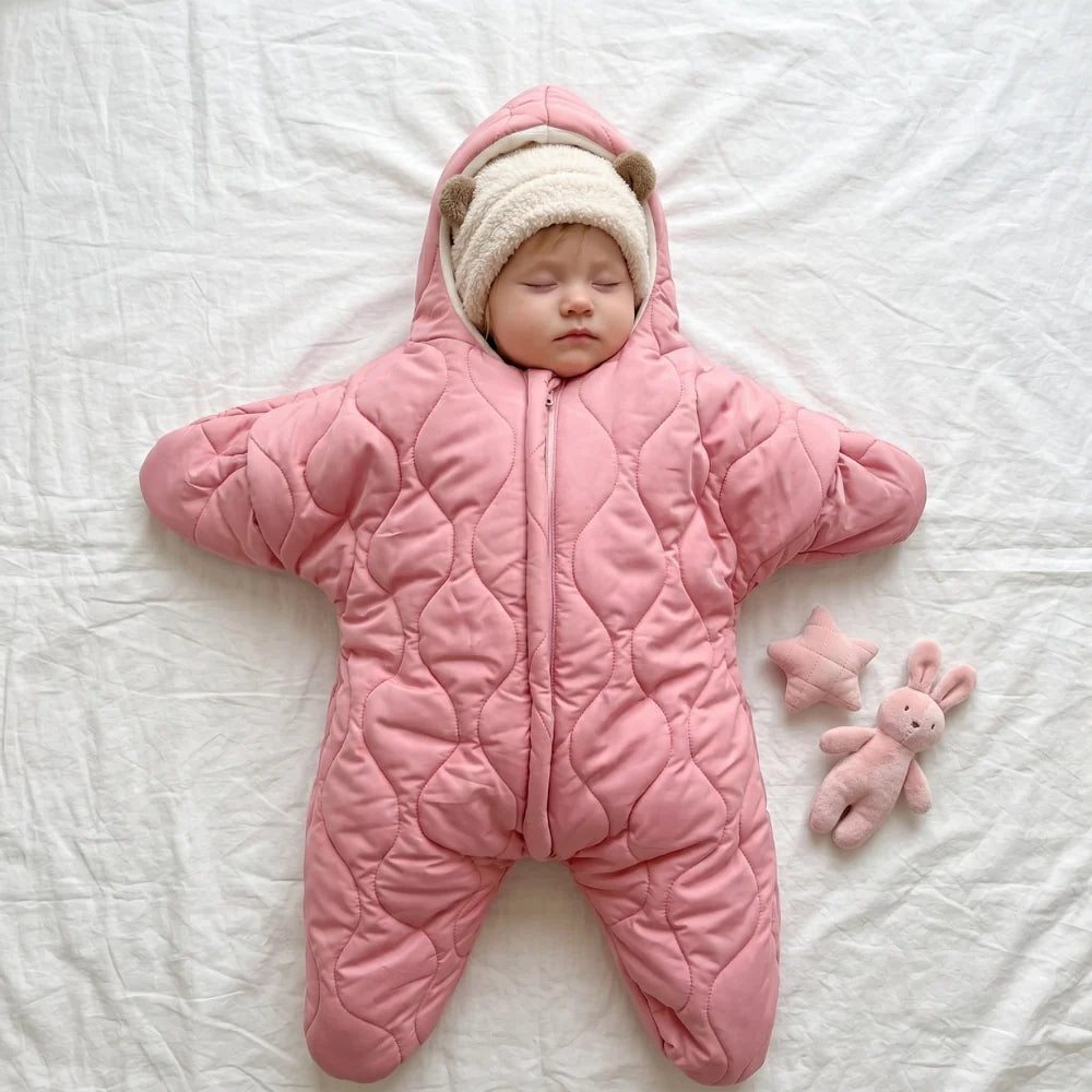 Full Sleeve Baby Sleep Sack Cotton Front Zipper 9