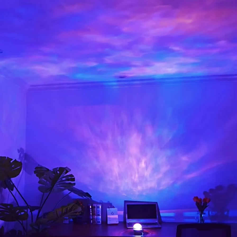 Galaxy Projector Light with Music Sync – LED Star and Aurora Projection for Relaxation and Home Atmosphere 2