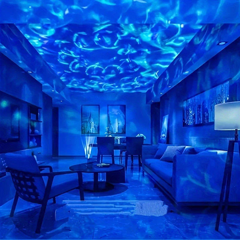 Galaxy Projector Light with Music Sync – LED Star and Aurora Projection for Relaxation and Home Atmosphere 3