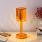 Geometric LED Table Lamp - Wireless Convenience & Modern Design 0