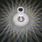 Geometric LED Table Lamp - Wireless Convenience & Modern Design 4