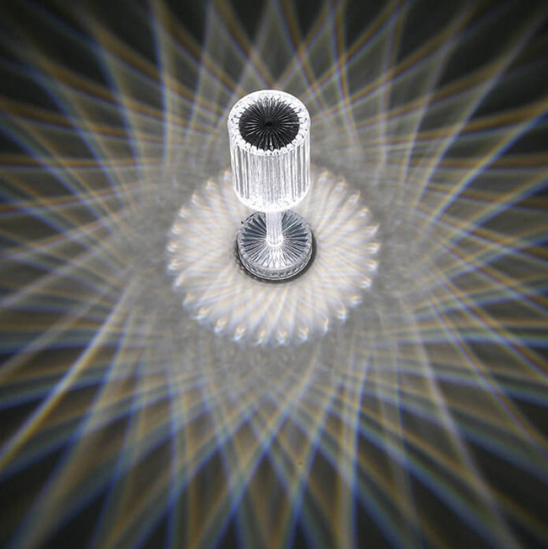 Geometric LED Table Lamp - Wireless Convenience & Modern Design 4