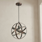 Geometric Pendant Light Metal Hanging Lamp Industrial Style 1