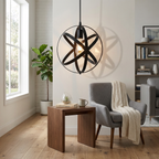 Geometric Pendant Light Metal Hanging Lamp Industrial Style 5
