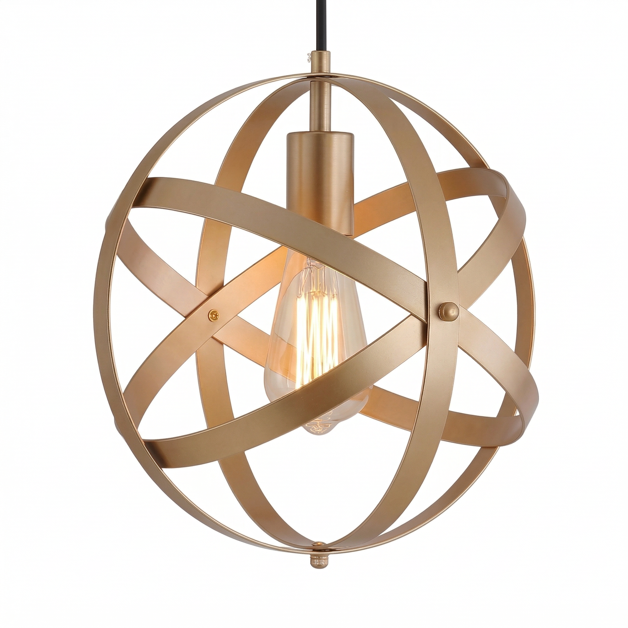 Geometric Pendant Light Metal Hanging Lamp Industrial Style 6
